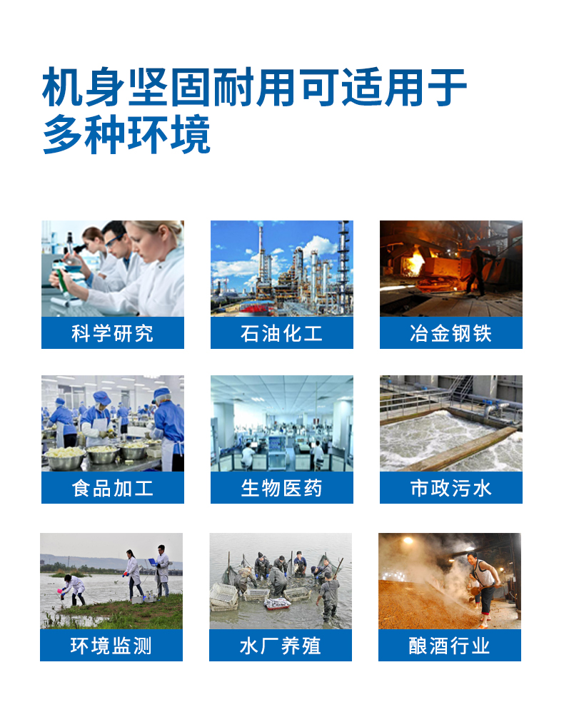 環(huán)保四參數水質(zhì)檢測儀適用的行業(yè)